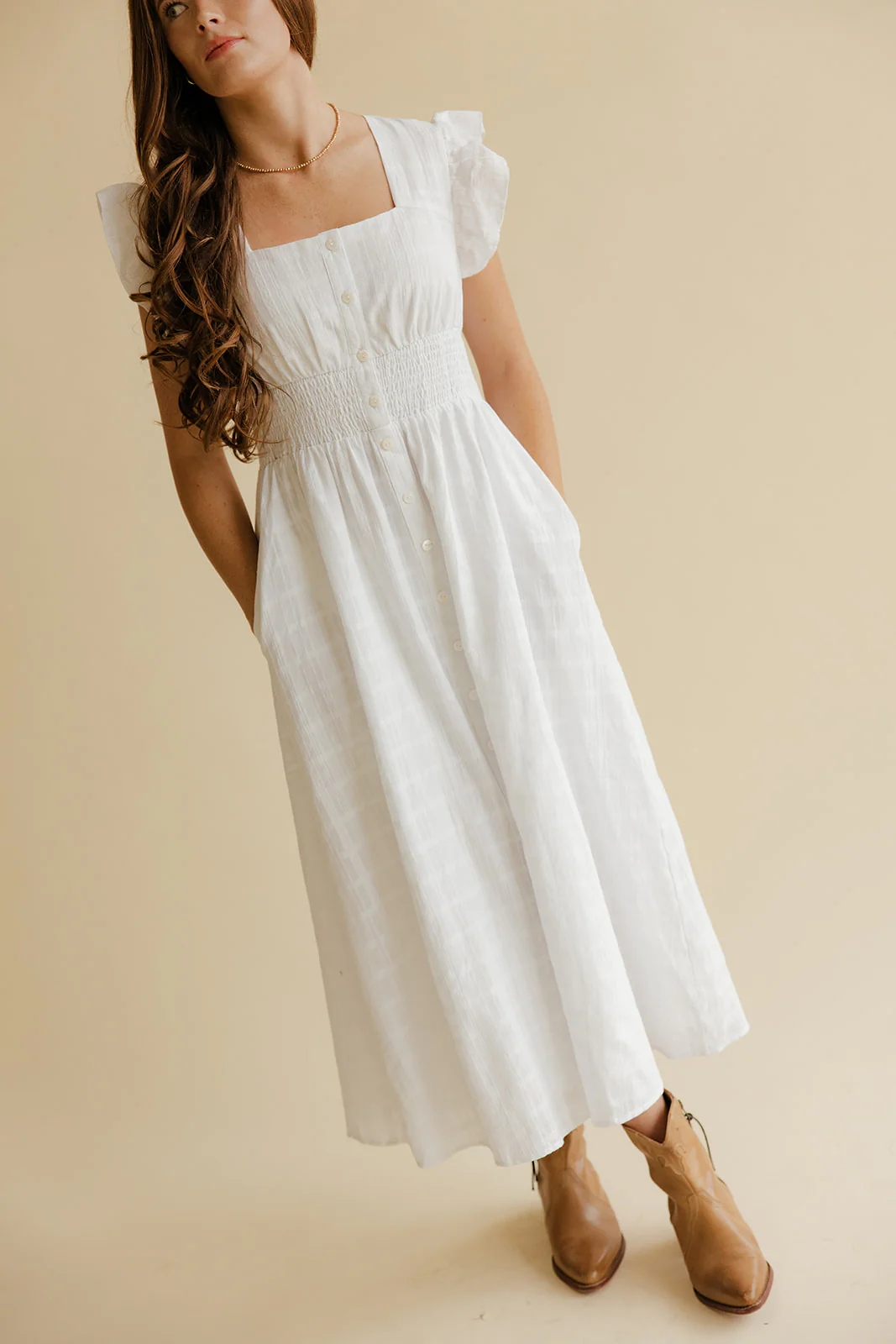 Something Special Square Neck Dress