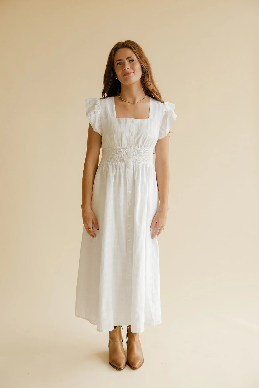 Something Special Square Neck Dress - Image 3