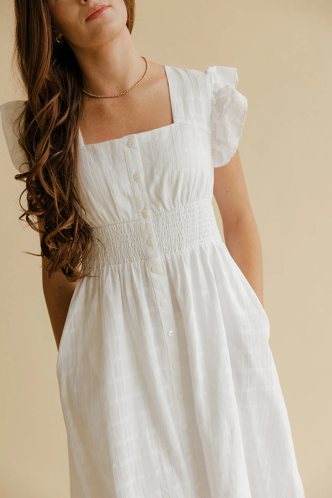 Something Special Square Neck Dress - Image 5