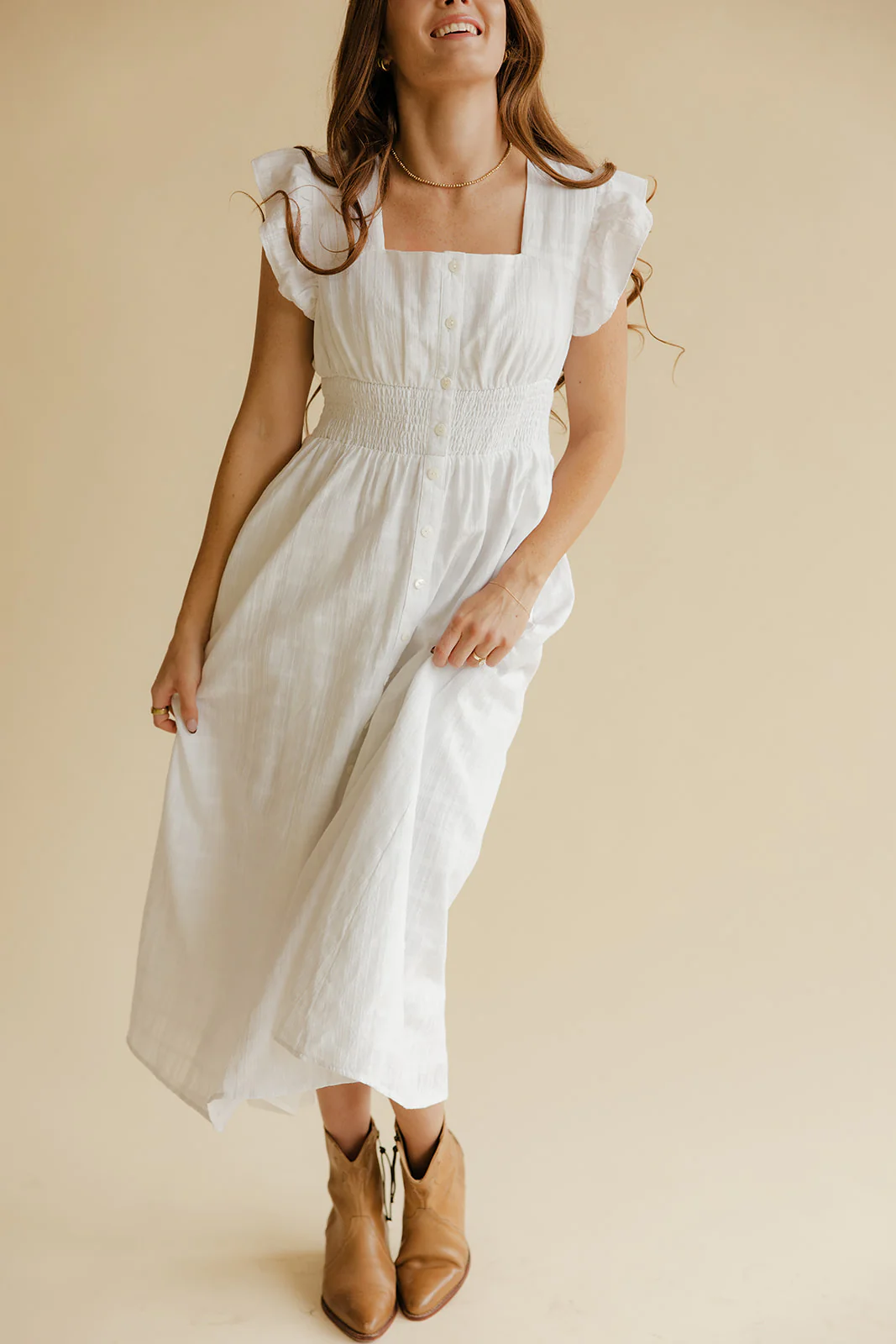 Something Special Square Neck Dress - Image 6