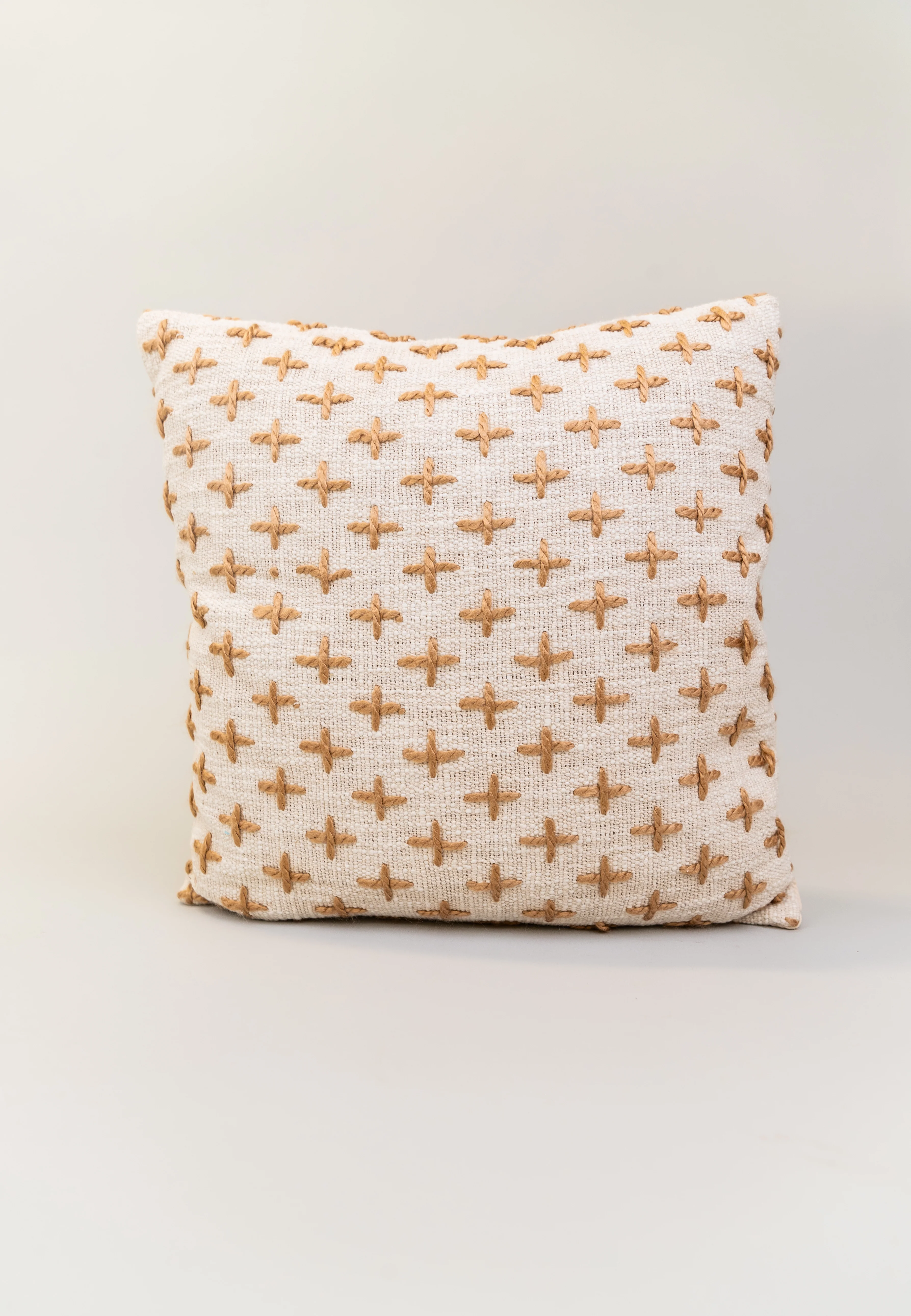 Sparrow Cross Embroidered Pillow - Image 6
