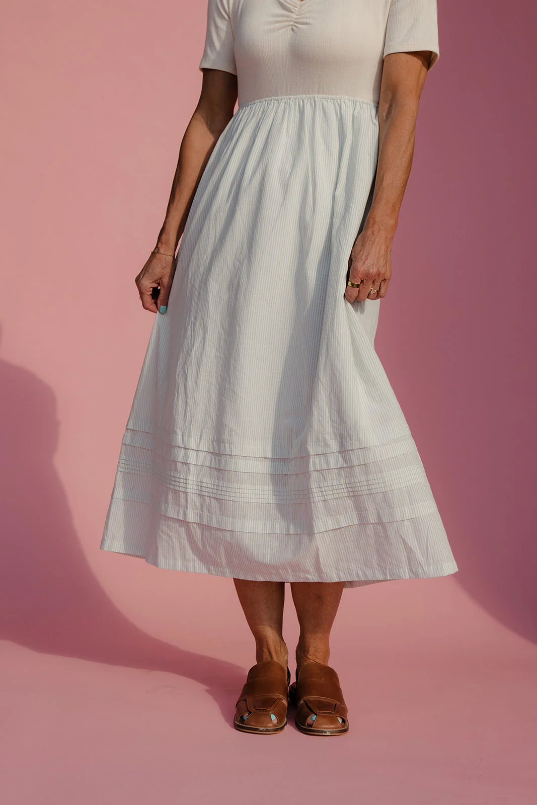 Spring Light Two Toned Dress - Image 3