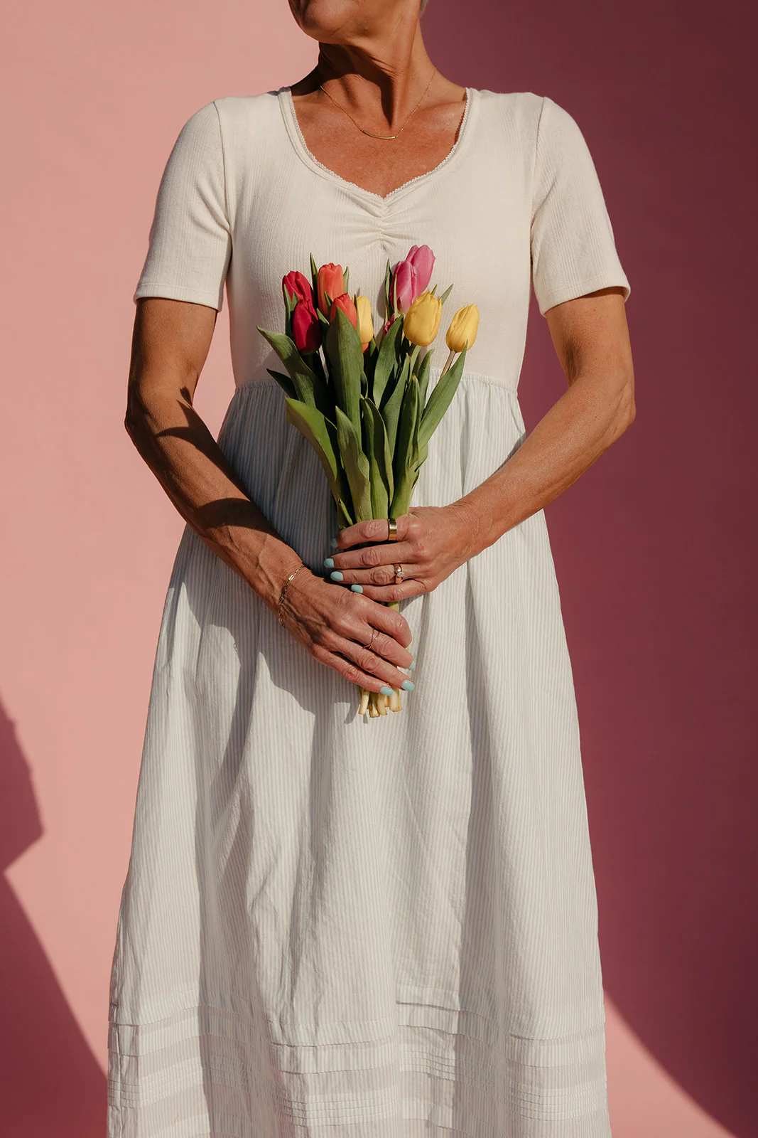 Spring Light Two Toned Dress - Image 4