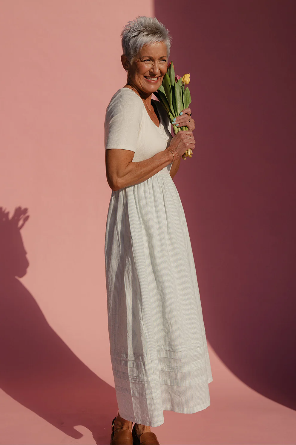 Spring Light Two Toned Dress - Image 8