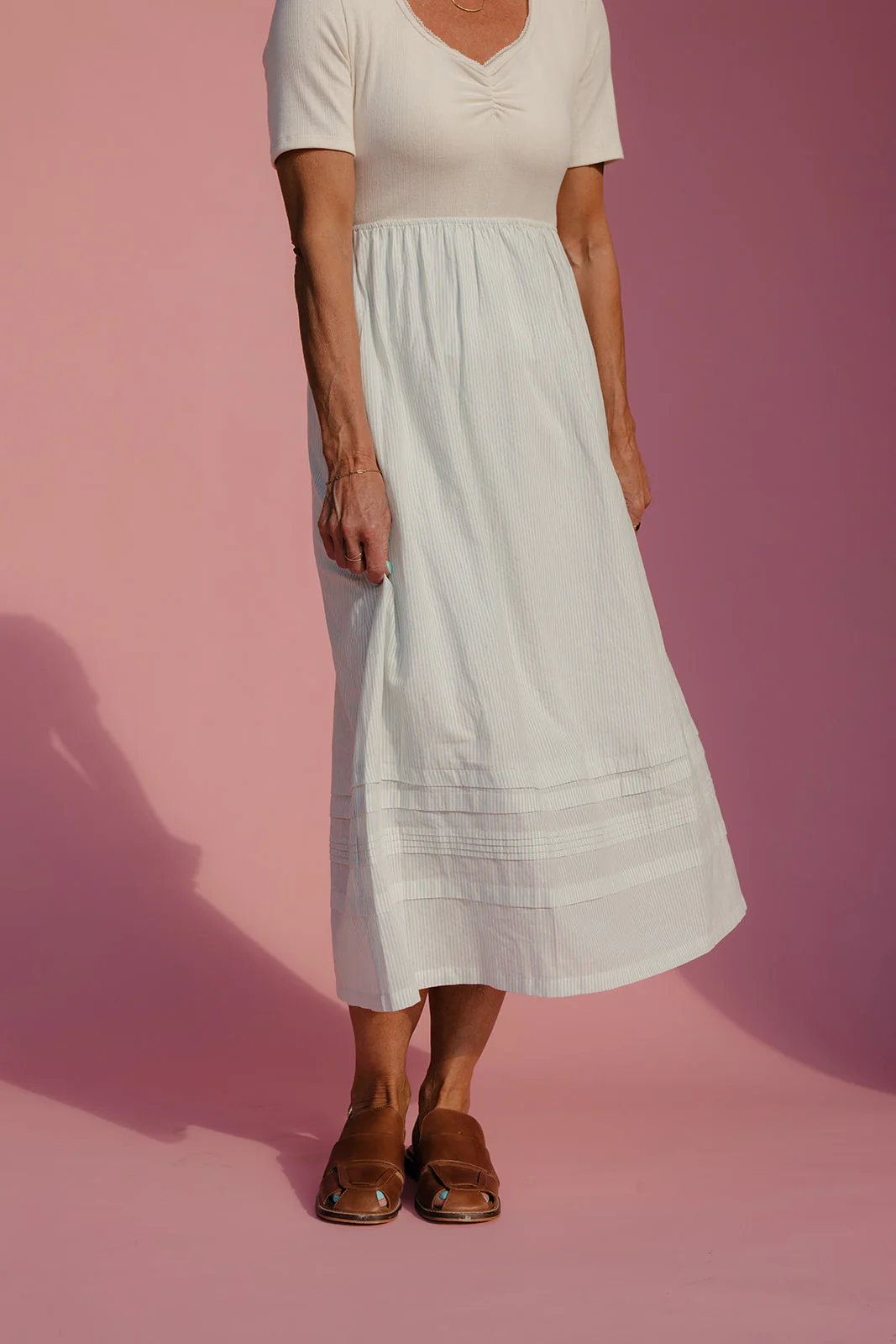 Spring Light Two Toned Dress - Image 9