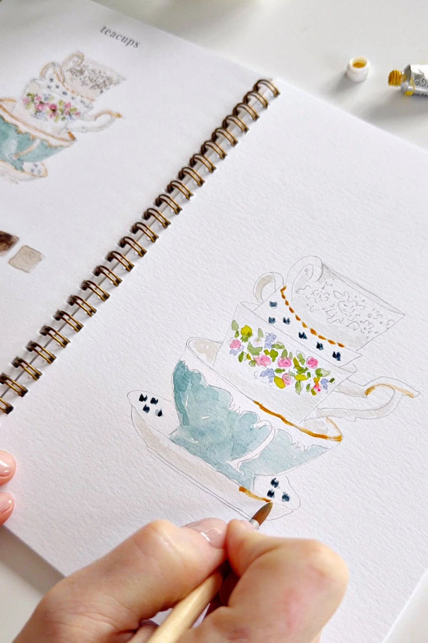 Spring Watercolor Workbook - Image 4