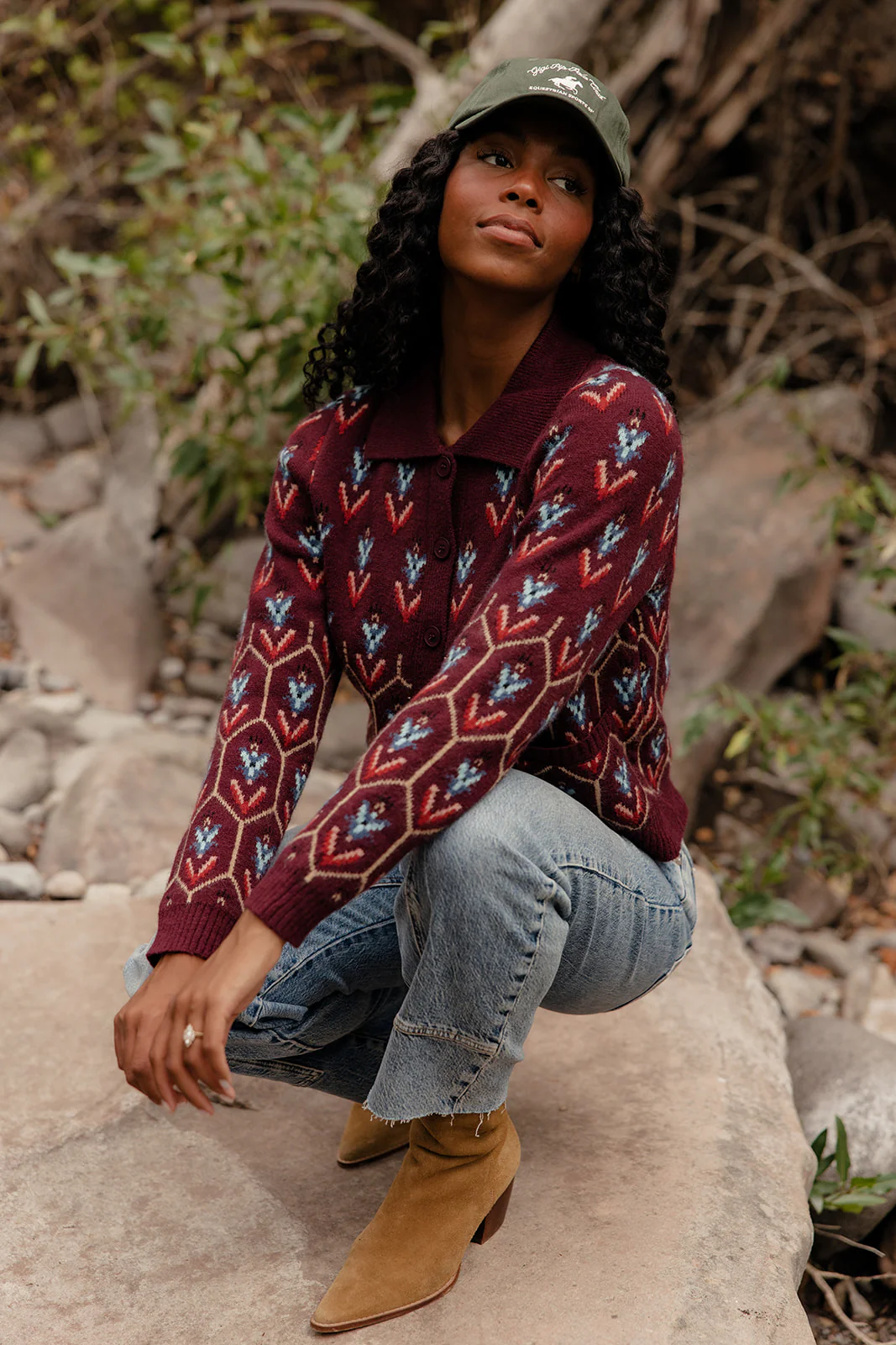 Stained Glass Collared Cardigan - Image 15