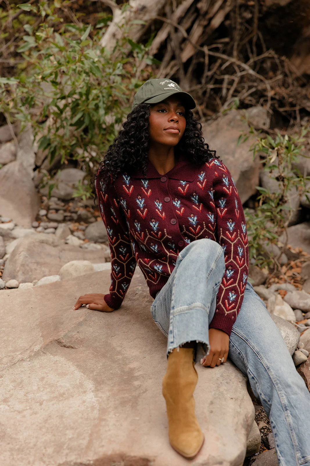Stained Glass Collared Cardigan - Image 16