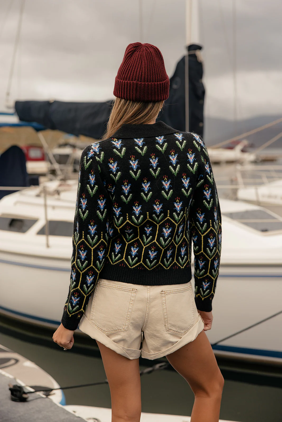 Stained Glass Collared Cardigan - Image 5
