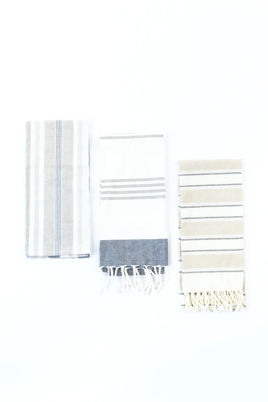 Stamos Striped Tea Towels - Image 3