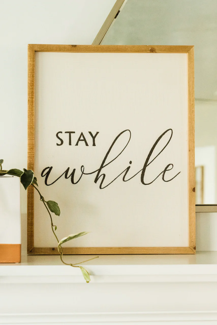 Stay Awhile Wall Decor - Image 4