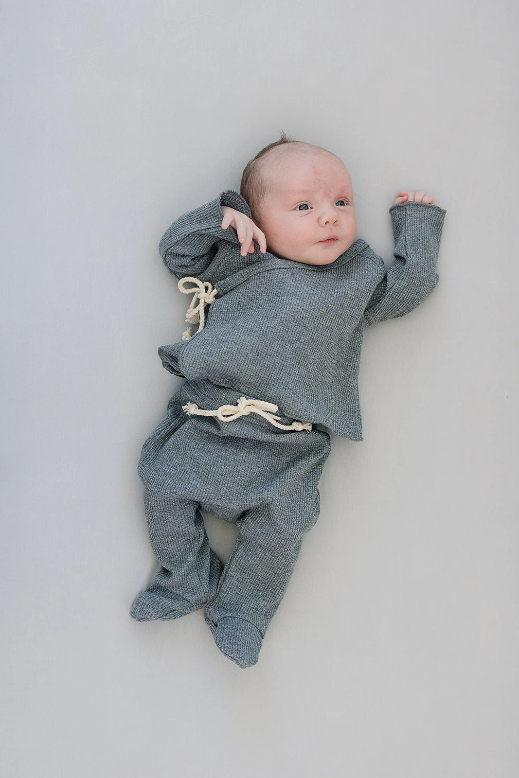 Stone Bamboo Stretch Crib Sheet - Image 2