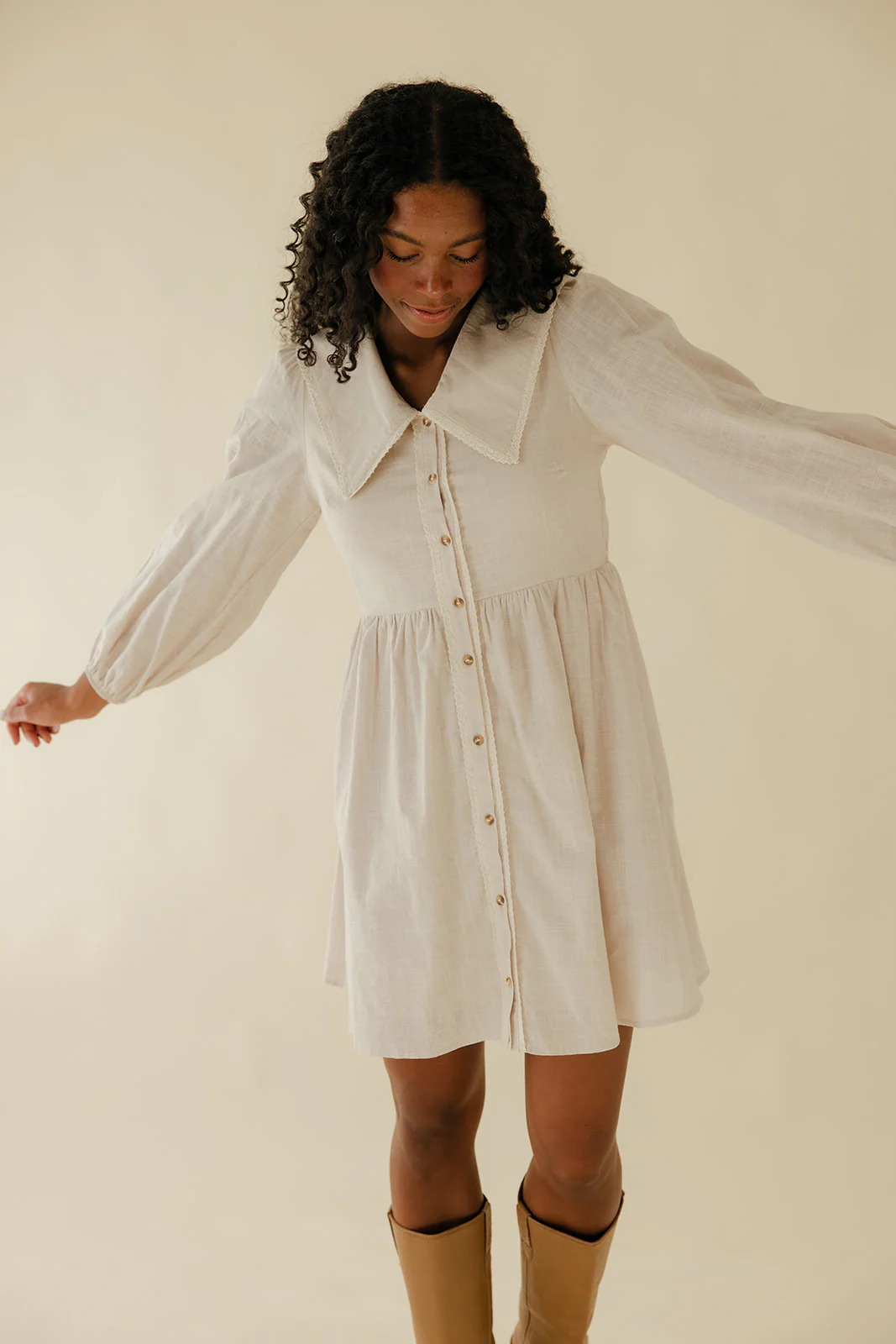 Stone Path Collared Dress - Image 5
