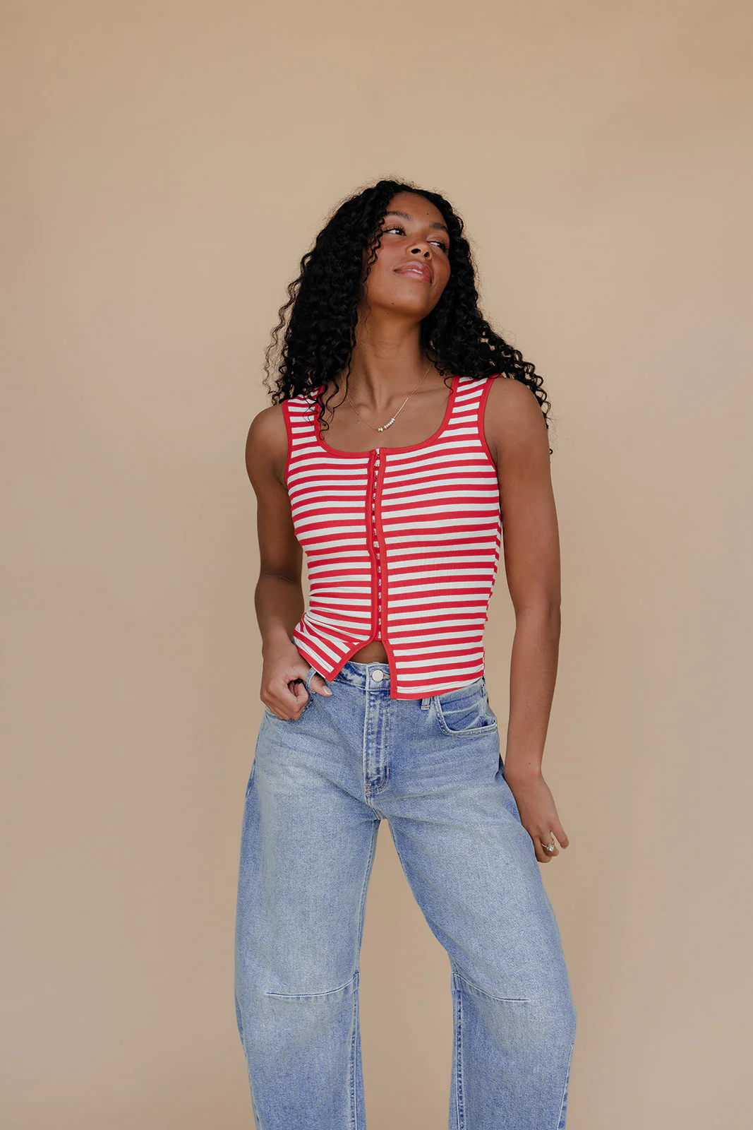 Summer Sweet Stripe Tank - Image 3