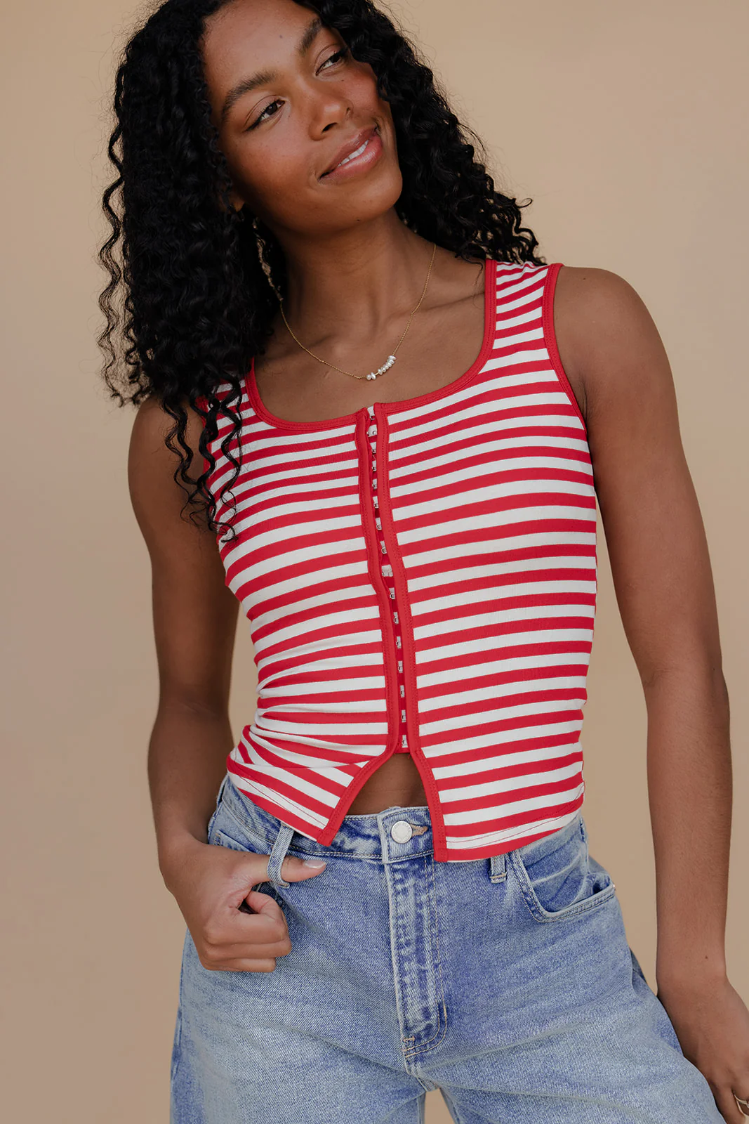Summer Sweet Stripe Tank - Image 5