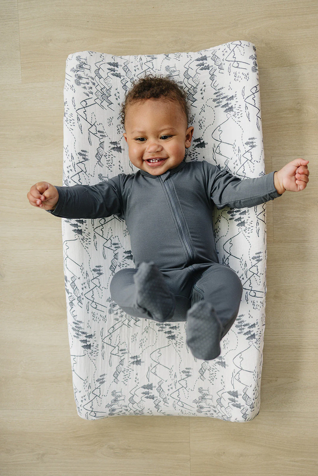 Summit Muslin Changing Pad Cover - Image 3