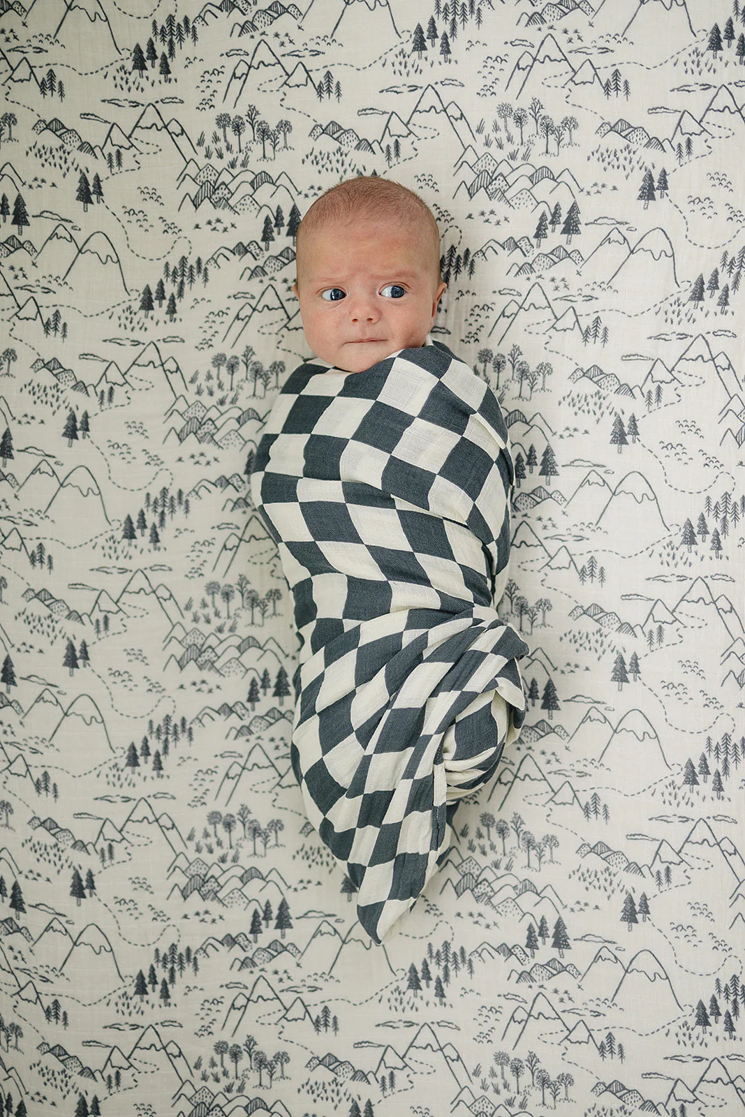 Summit Muslin Crib Sheet - Image 2