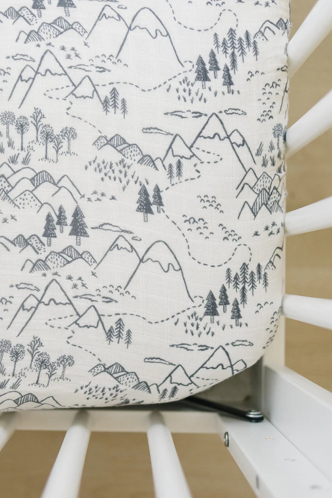 Summit Muslin Crib Sheet - Image 3