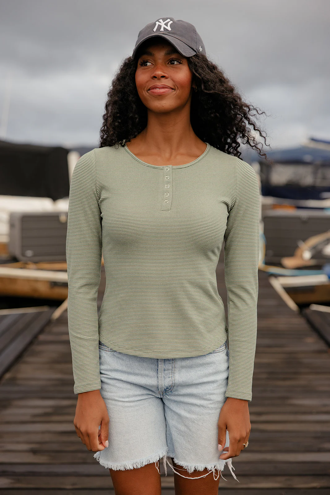 Sunday Stroll Henley Tee - Image 3