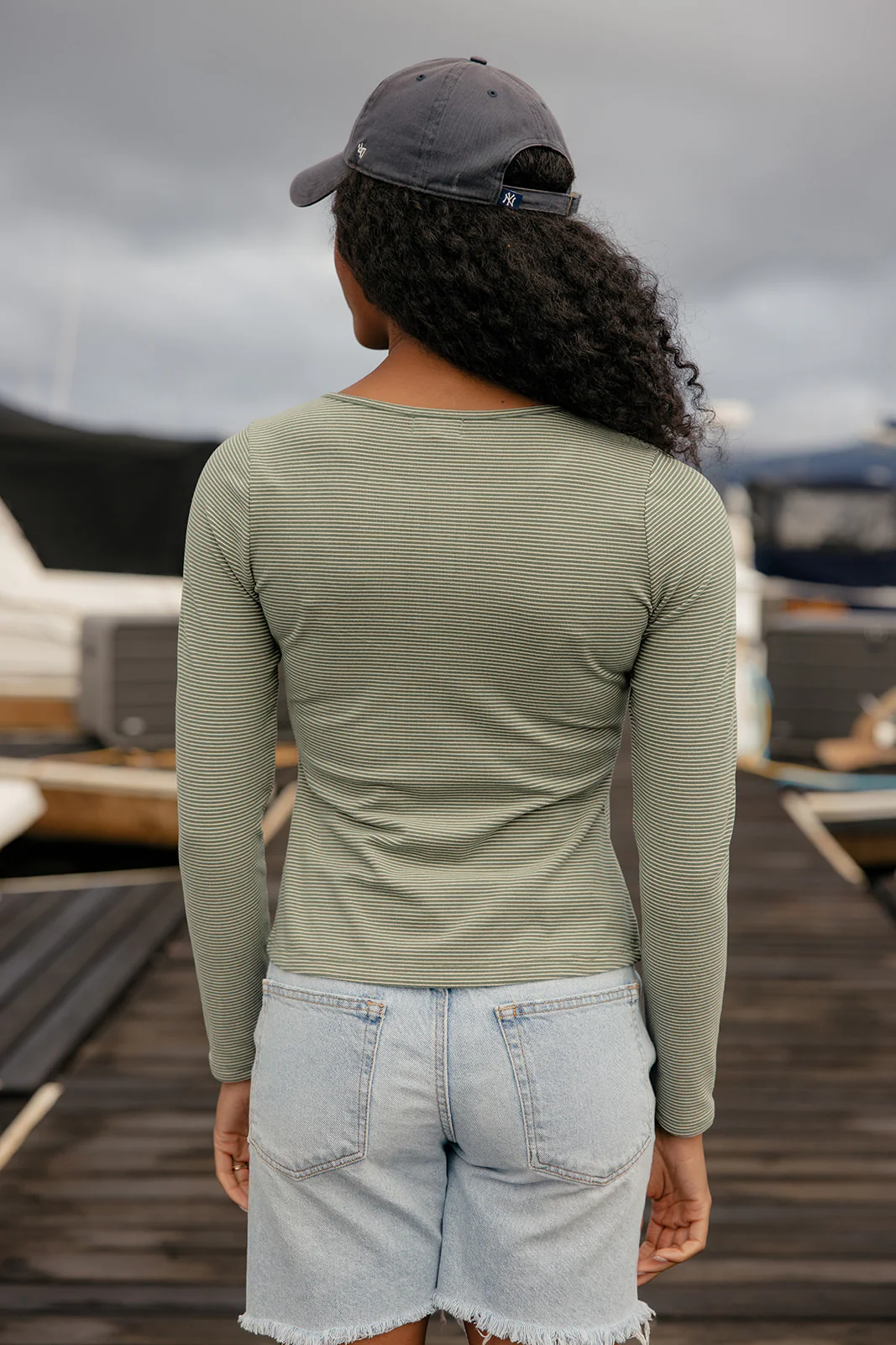 Sunday Stroll Henley Tee - Image 4