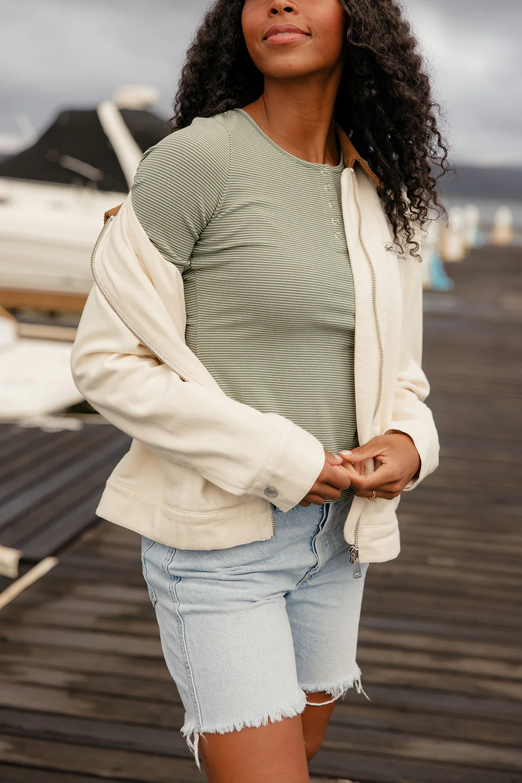 Sunday Stroll Henley Tee - Image 6