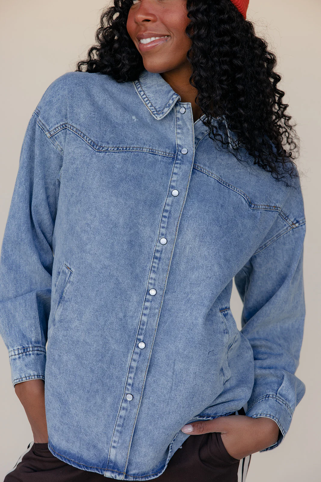 Sunfade Denim Button Up - Image 2