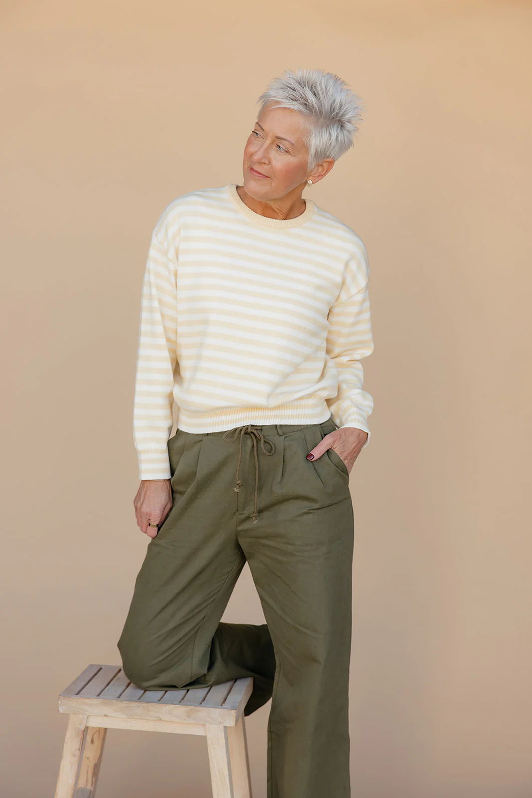 Sunlit Stripe Sweater - Image 2