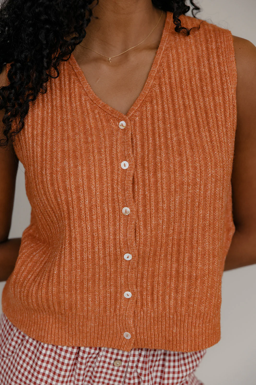 Sunset Groove Ribbed Vest - Image 2