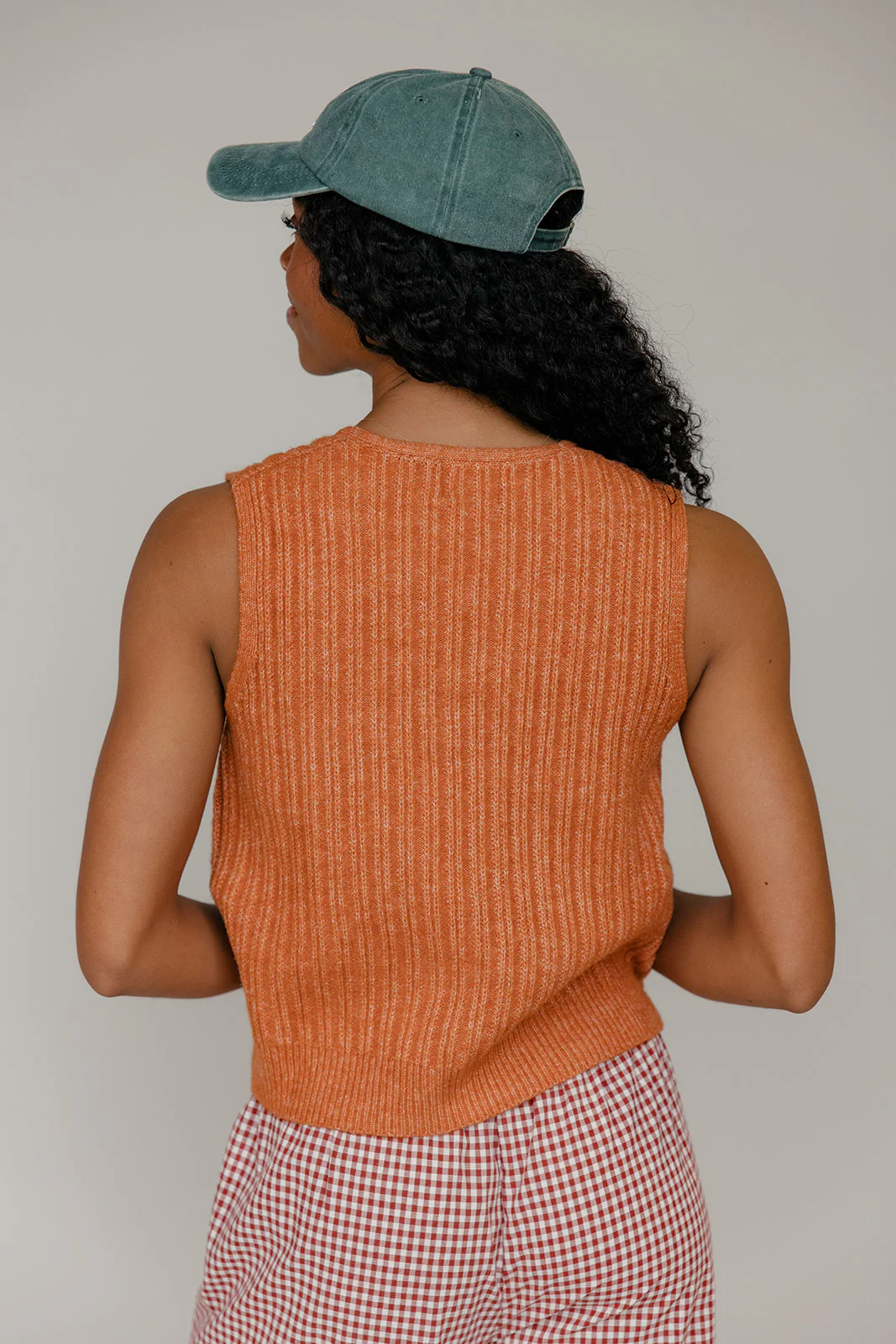 Sunset Groove Ribbed Vest - Image 4