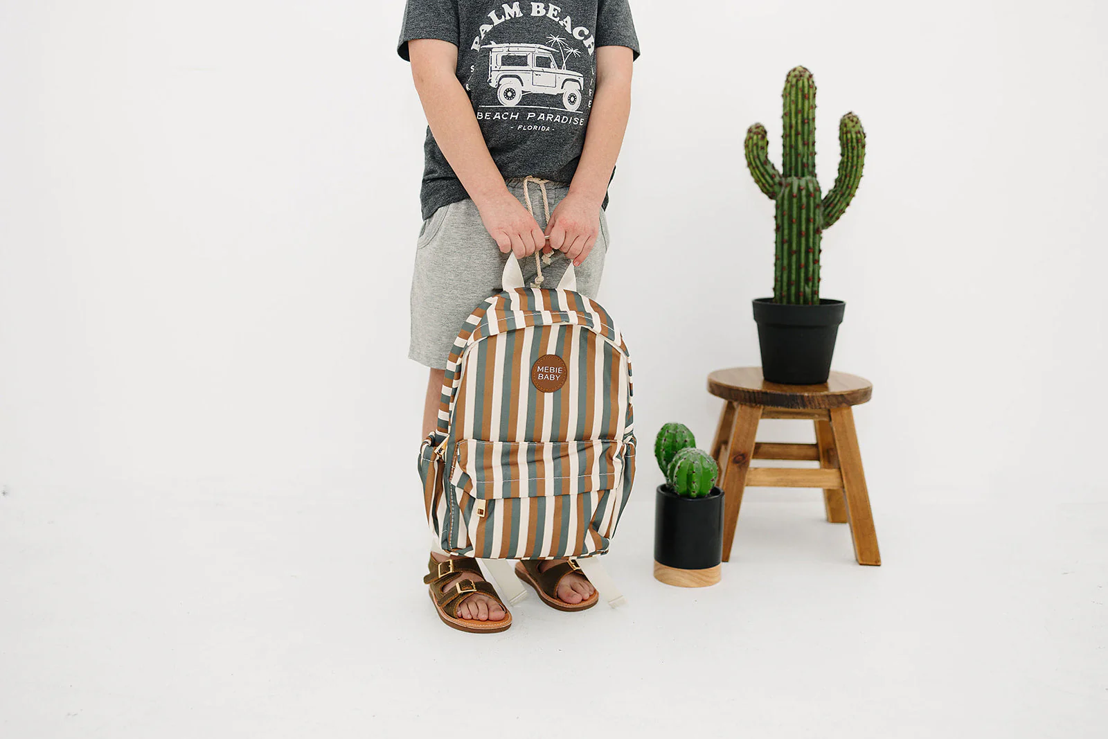 Sunset Stripes Mini Backpack - Image 5