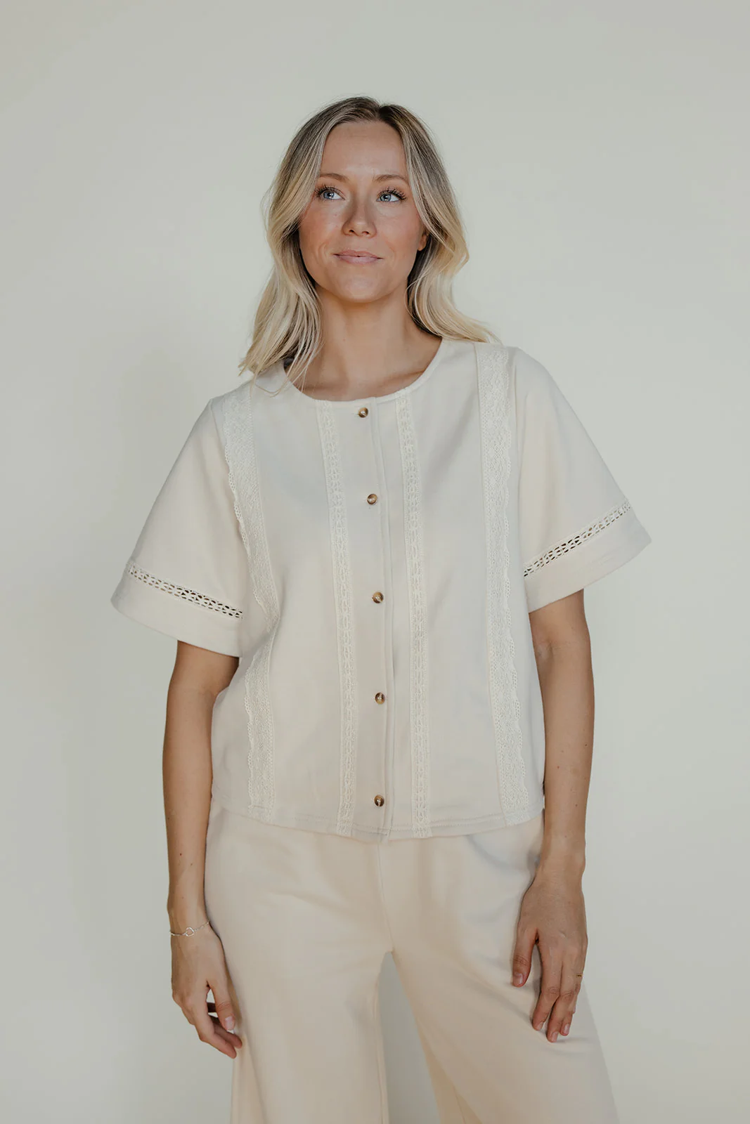 Sunwashed Button Blouse - Image 2