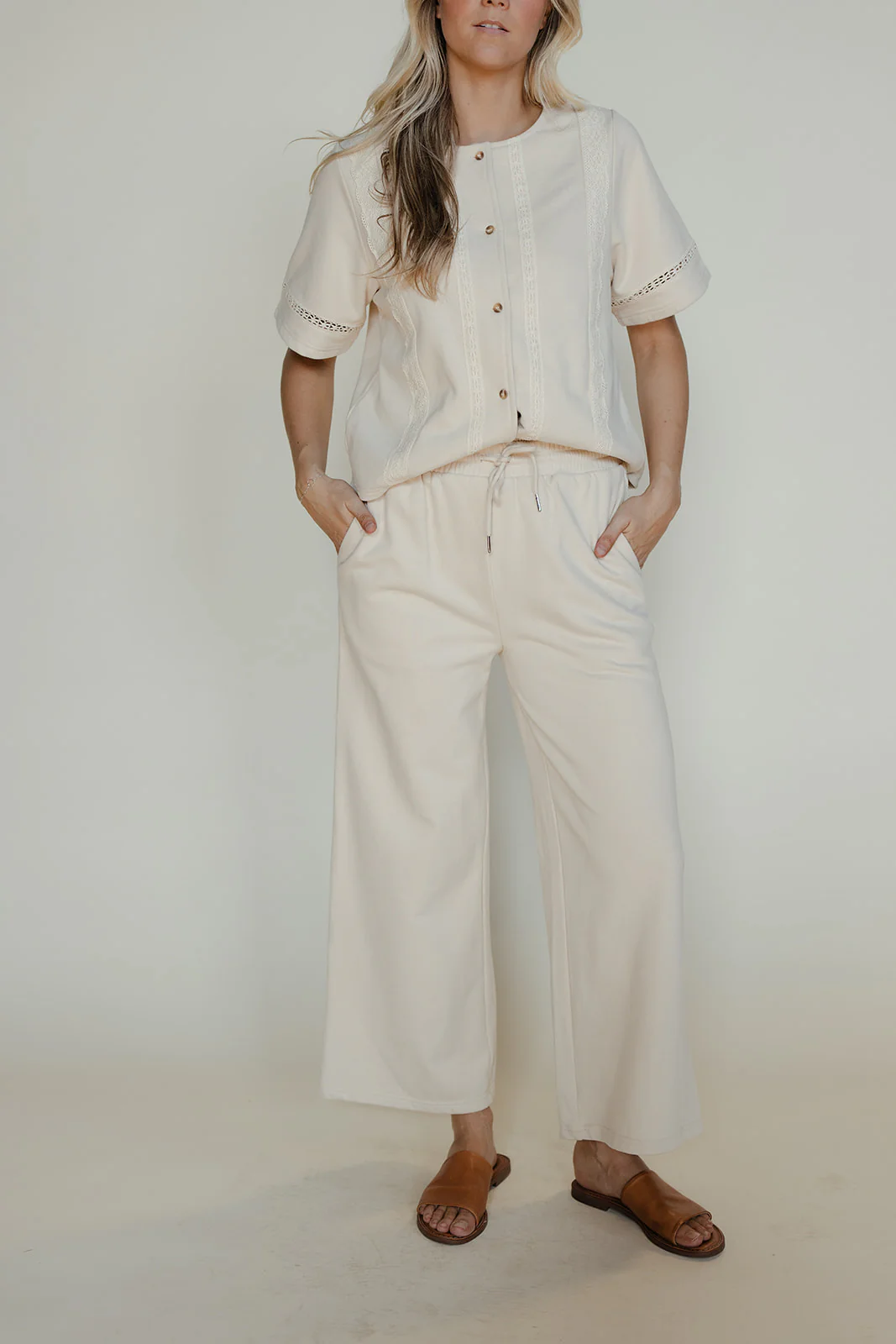 Sunwashed Wide Leg Pants - Image 2