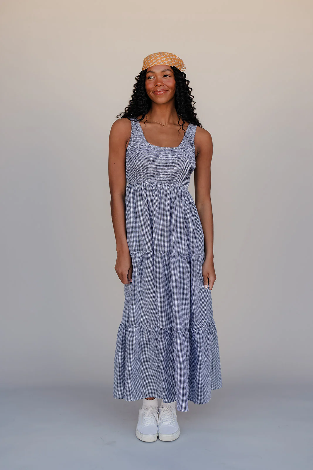 Sutton Gingham Maxi Dress - Image 4