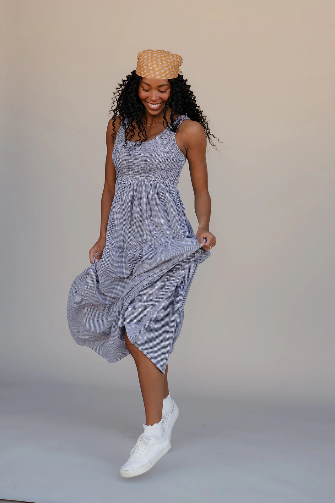 Sutton Gingham Maxi Dress - Image 8