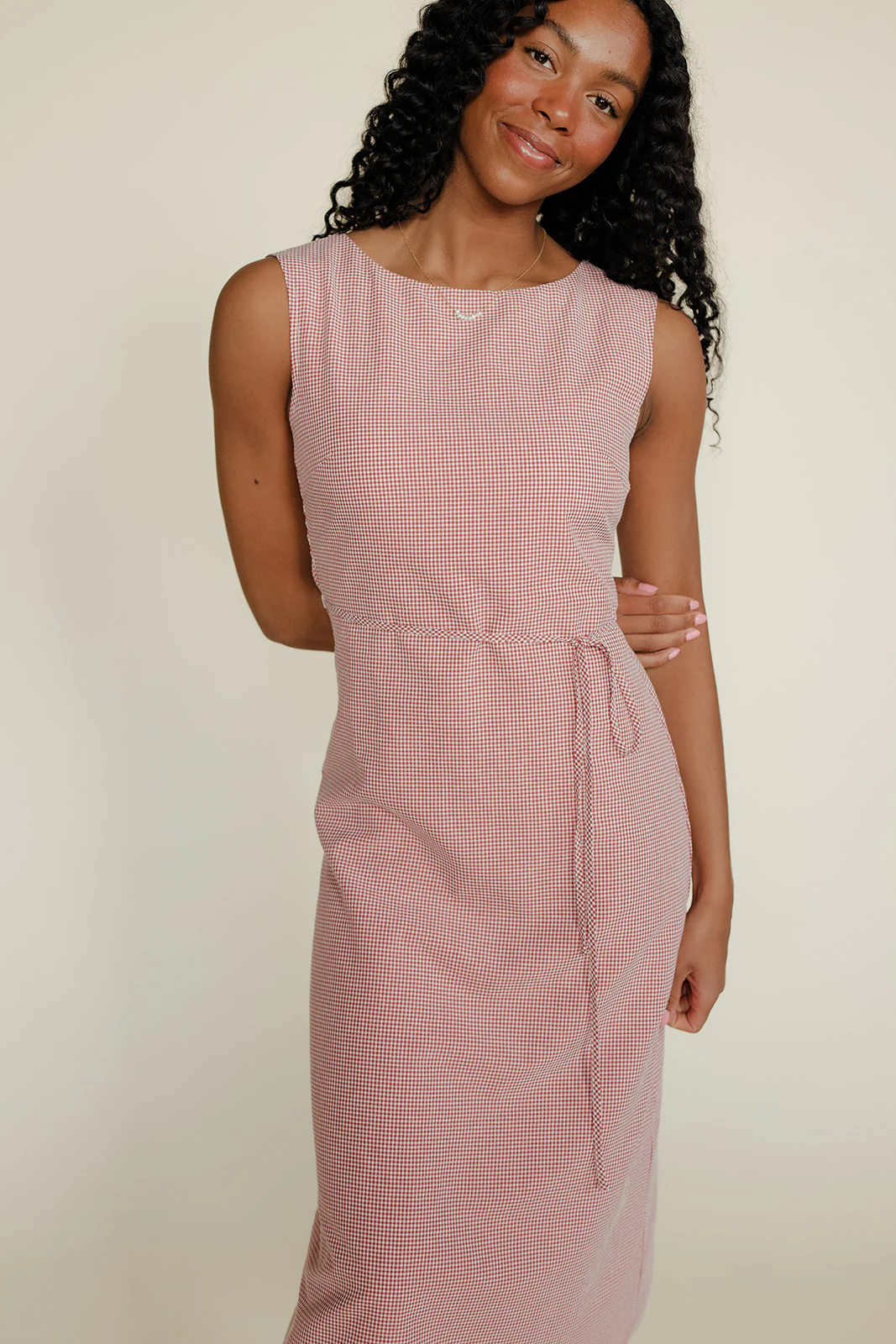 Sweetheart Gingham Dress - Image 6