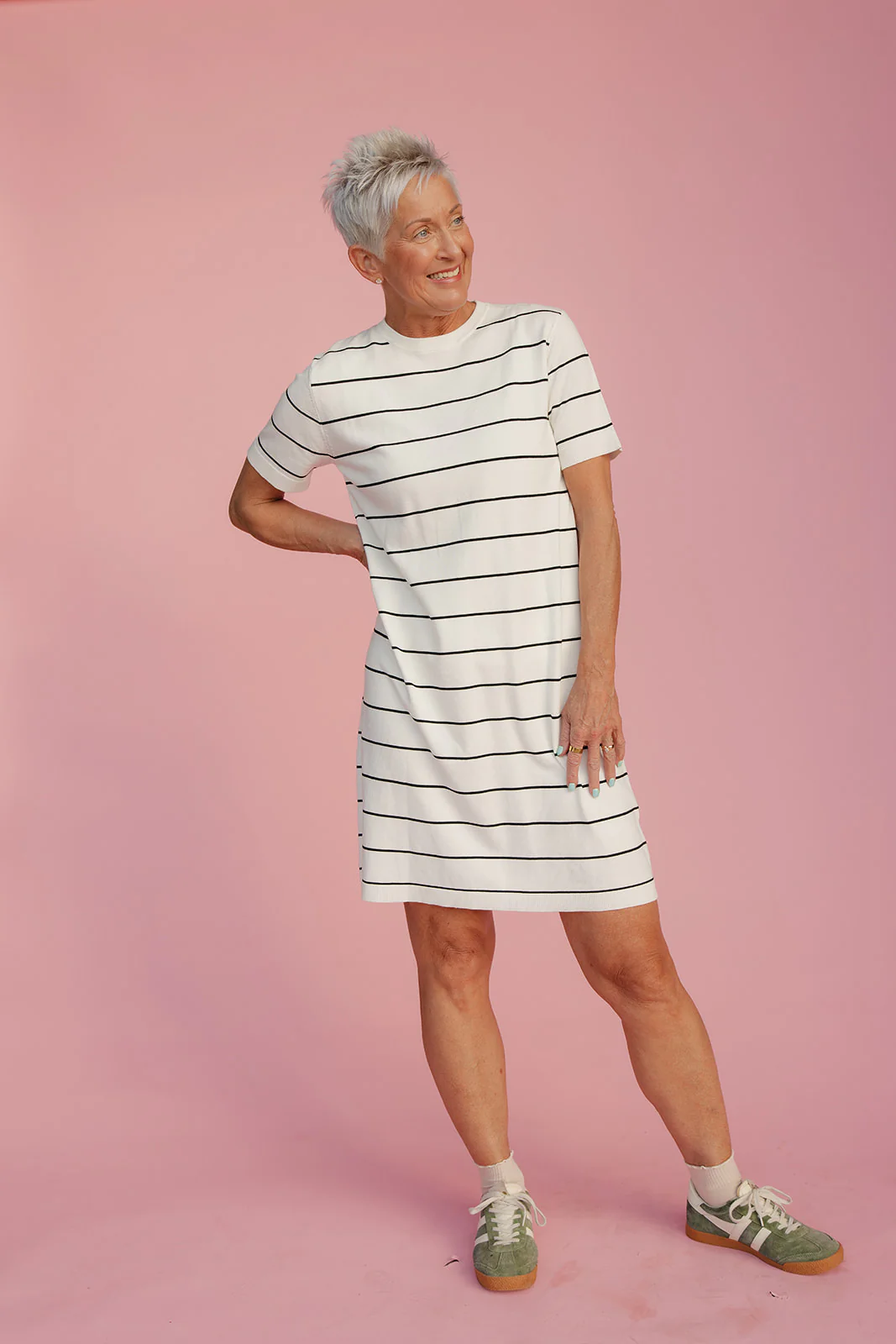 Sweet Escape Striped Dress - Image 8