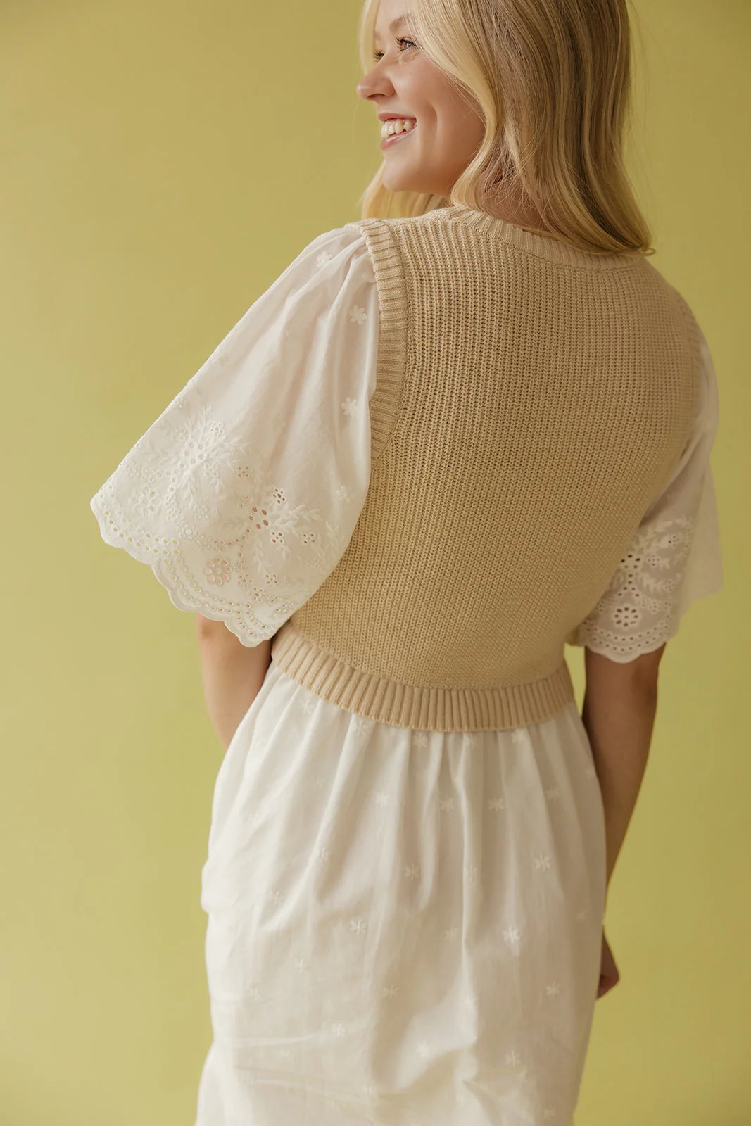 Sweet Prairie Detail Midi Dress - Image 5