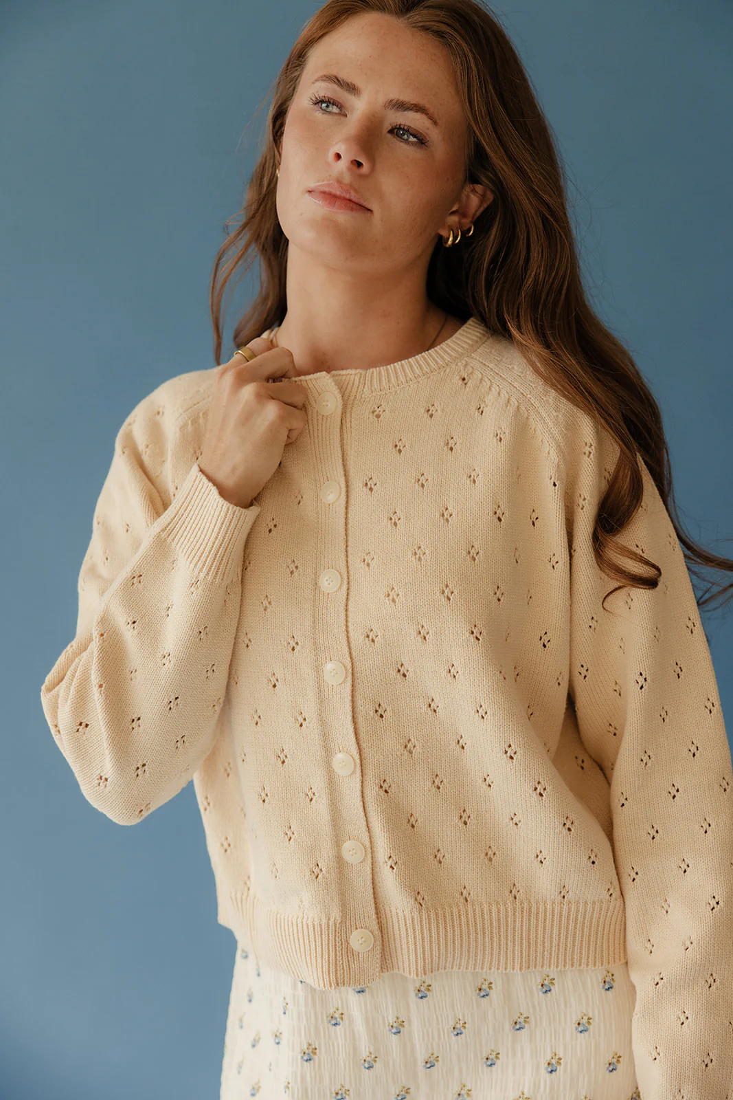 Sweetwater Pointelle Cardigan - Image 2