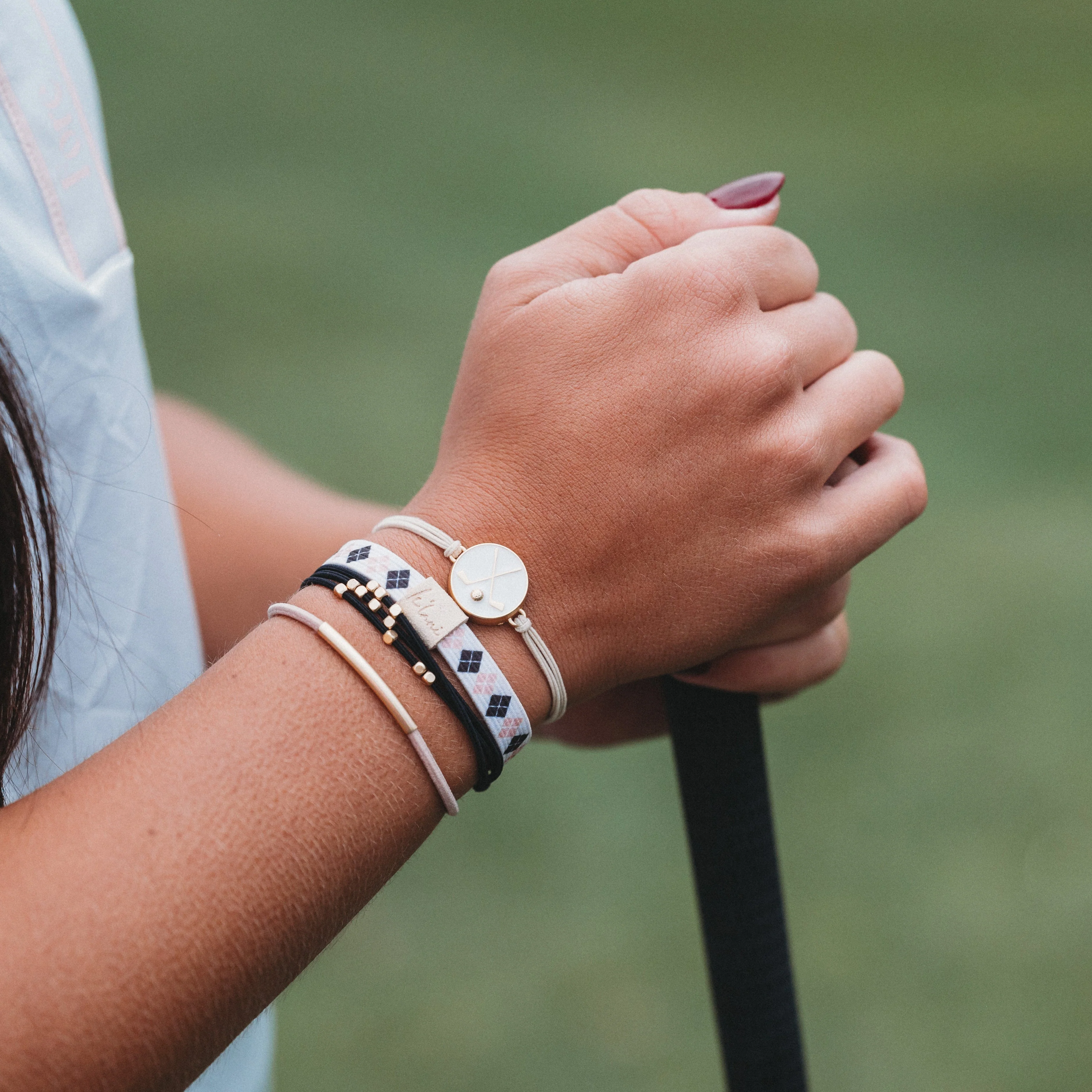 Tee Time Hair Tie Bracelets - Image 3