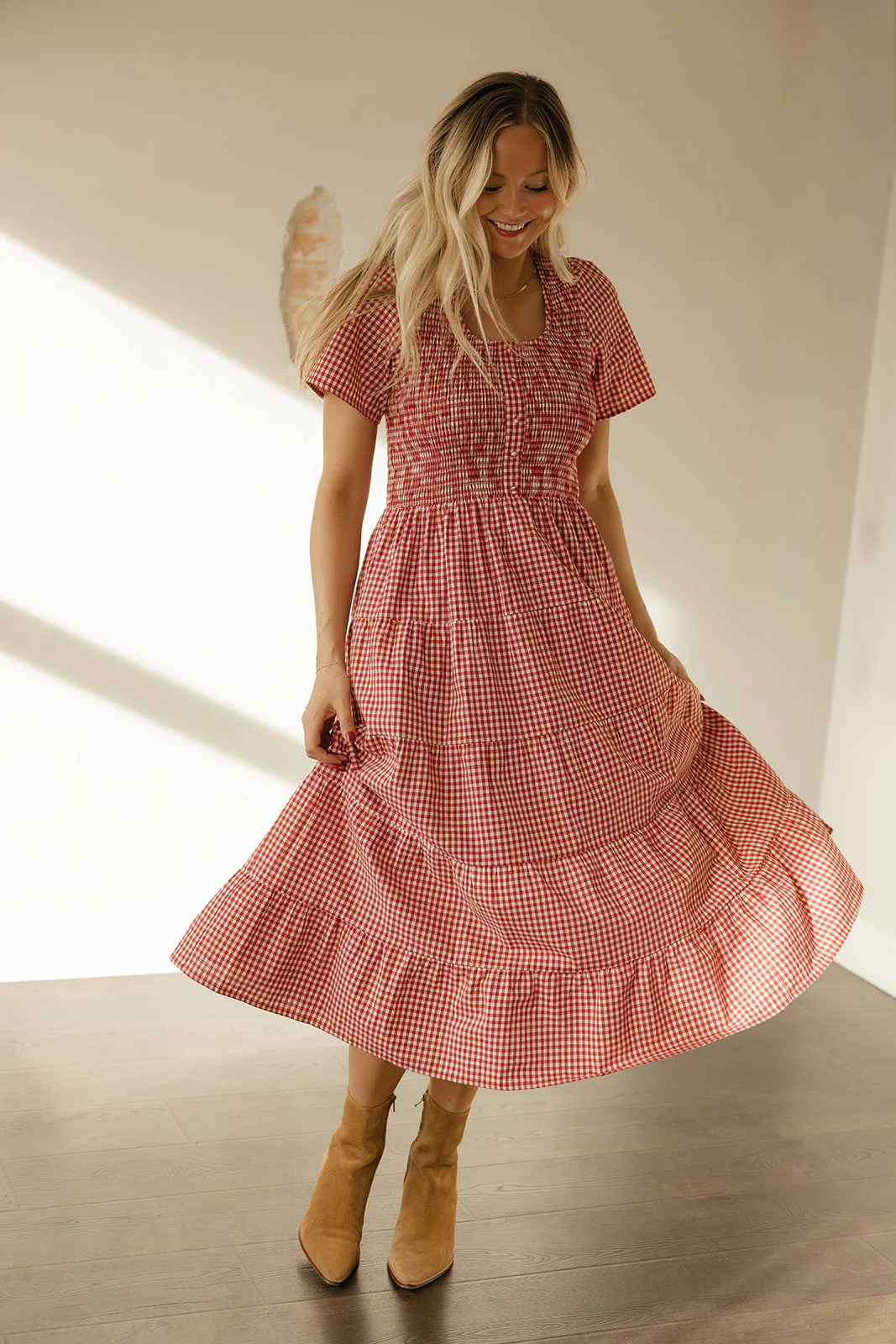 The Ava Mae Gingham Dress