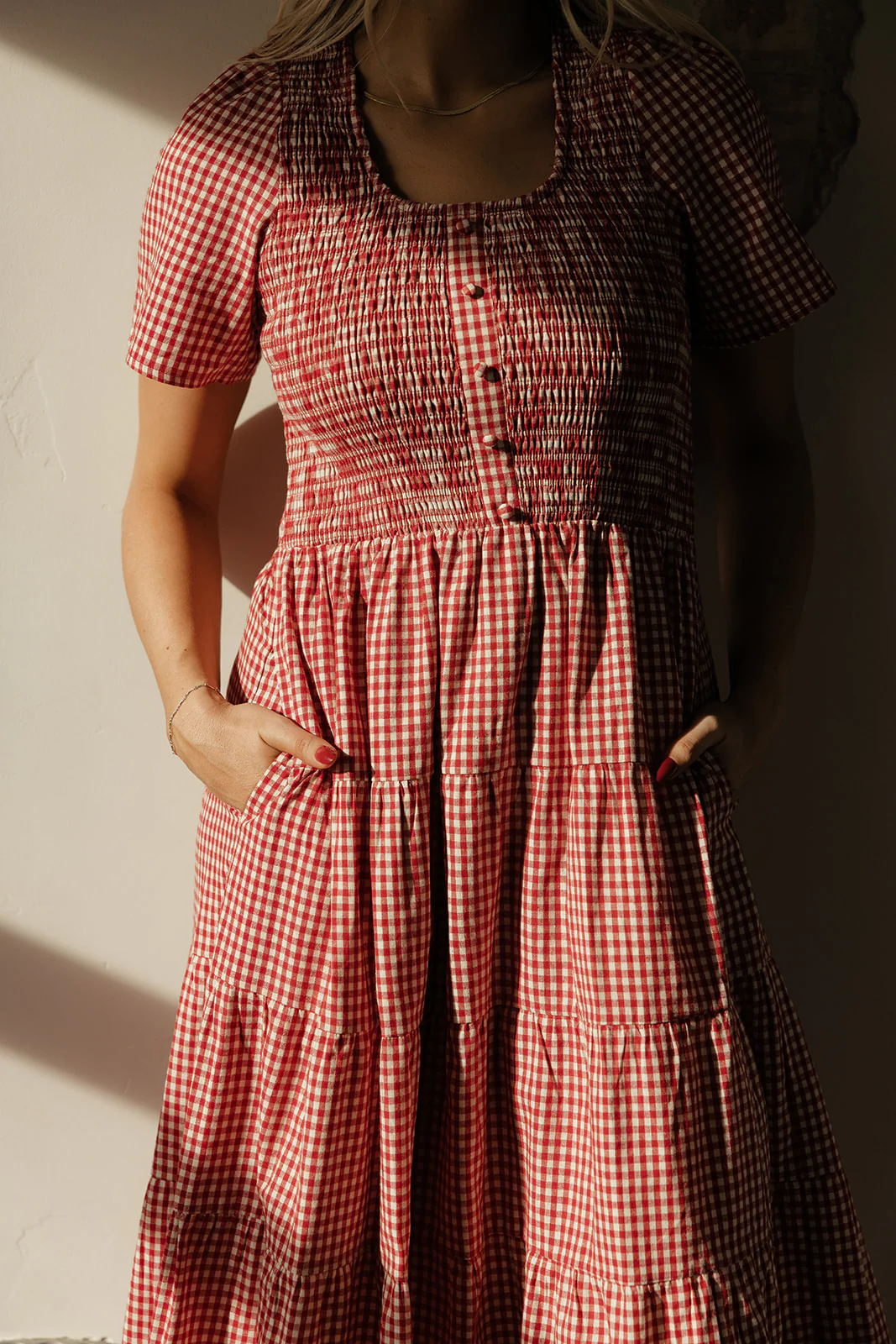 The Ava Mae Gingham Dress - Image 2