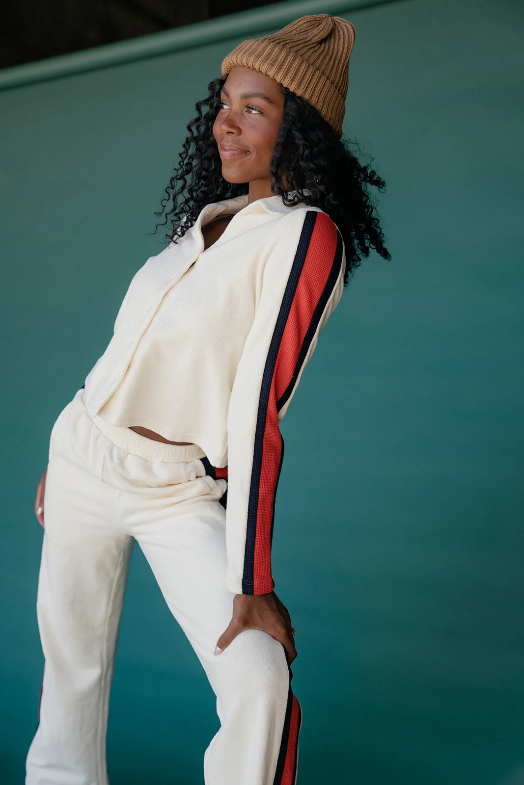 The Baseline Collared Cardi