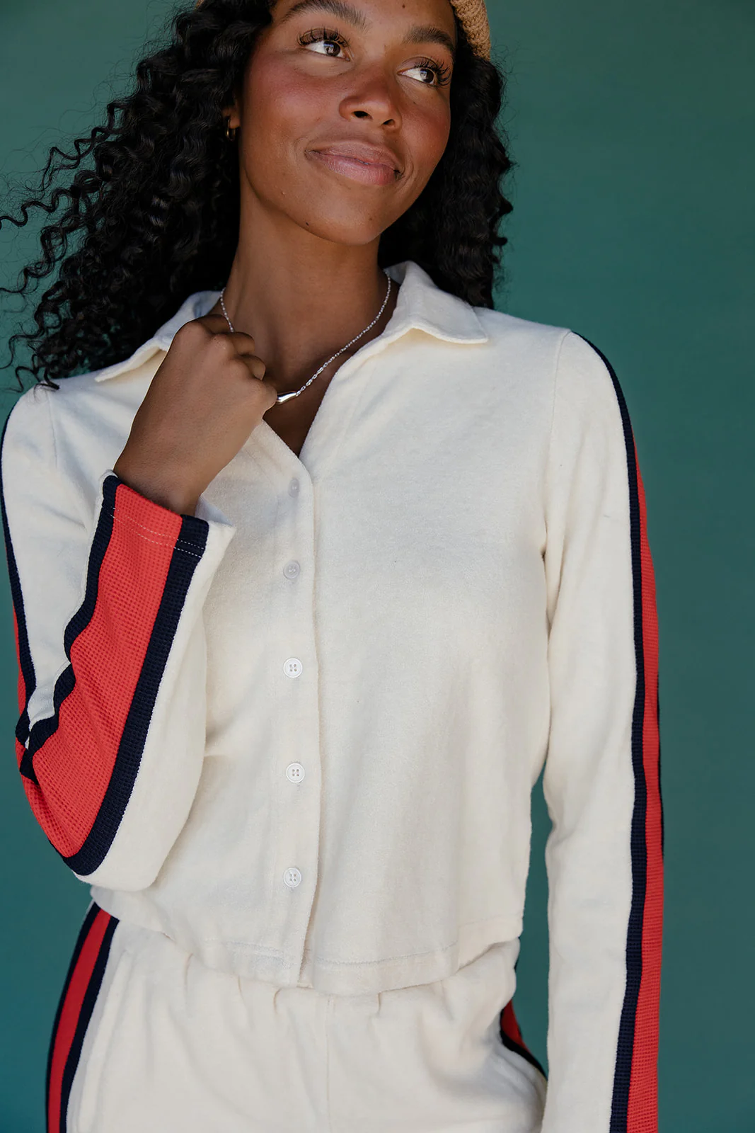 The Baseline Collared Cardi - Image 2