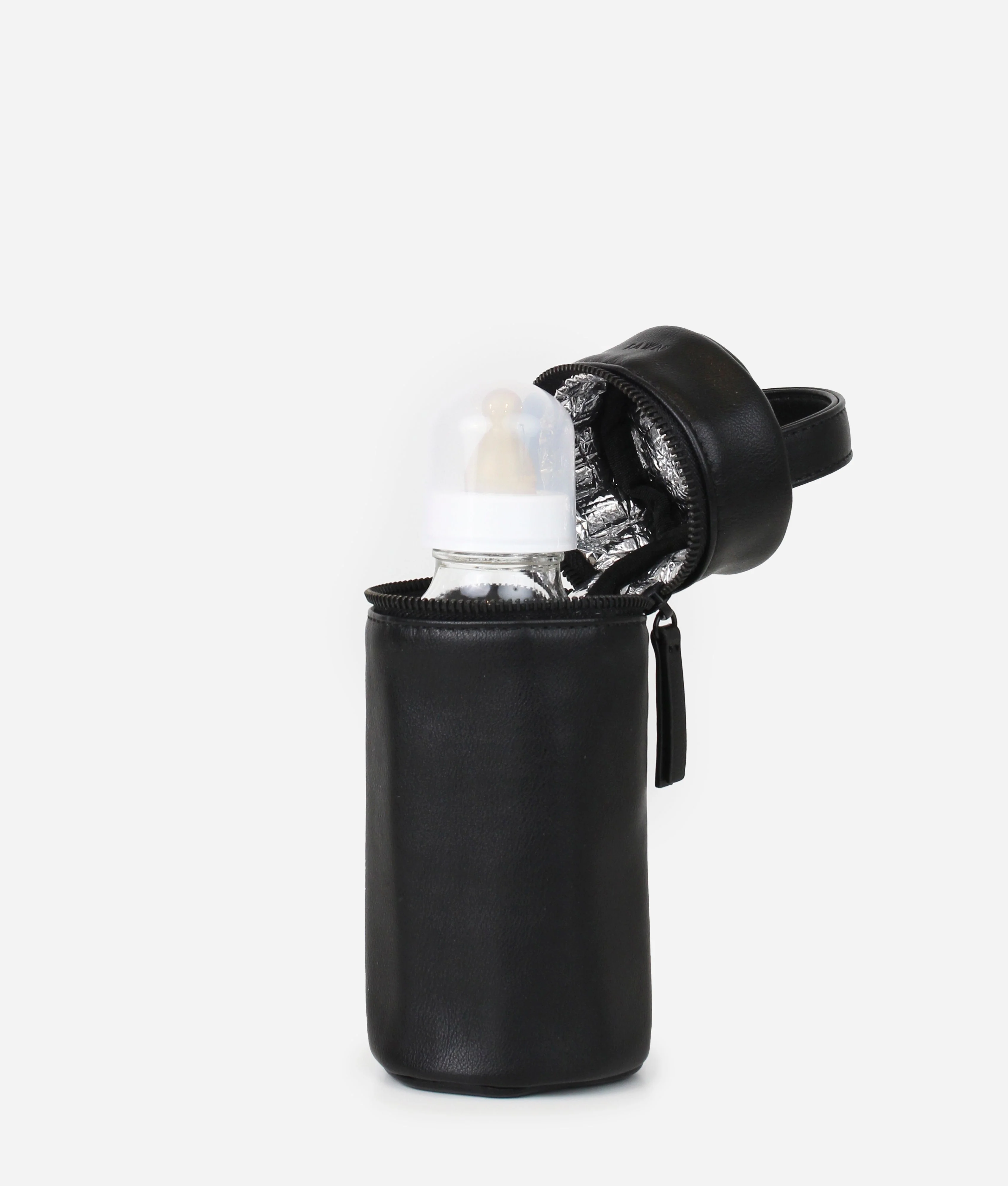 The Bottle Bag - Black / Black - Image 2