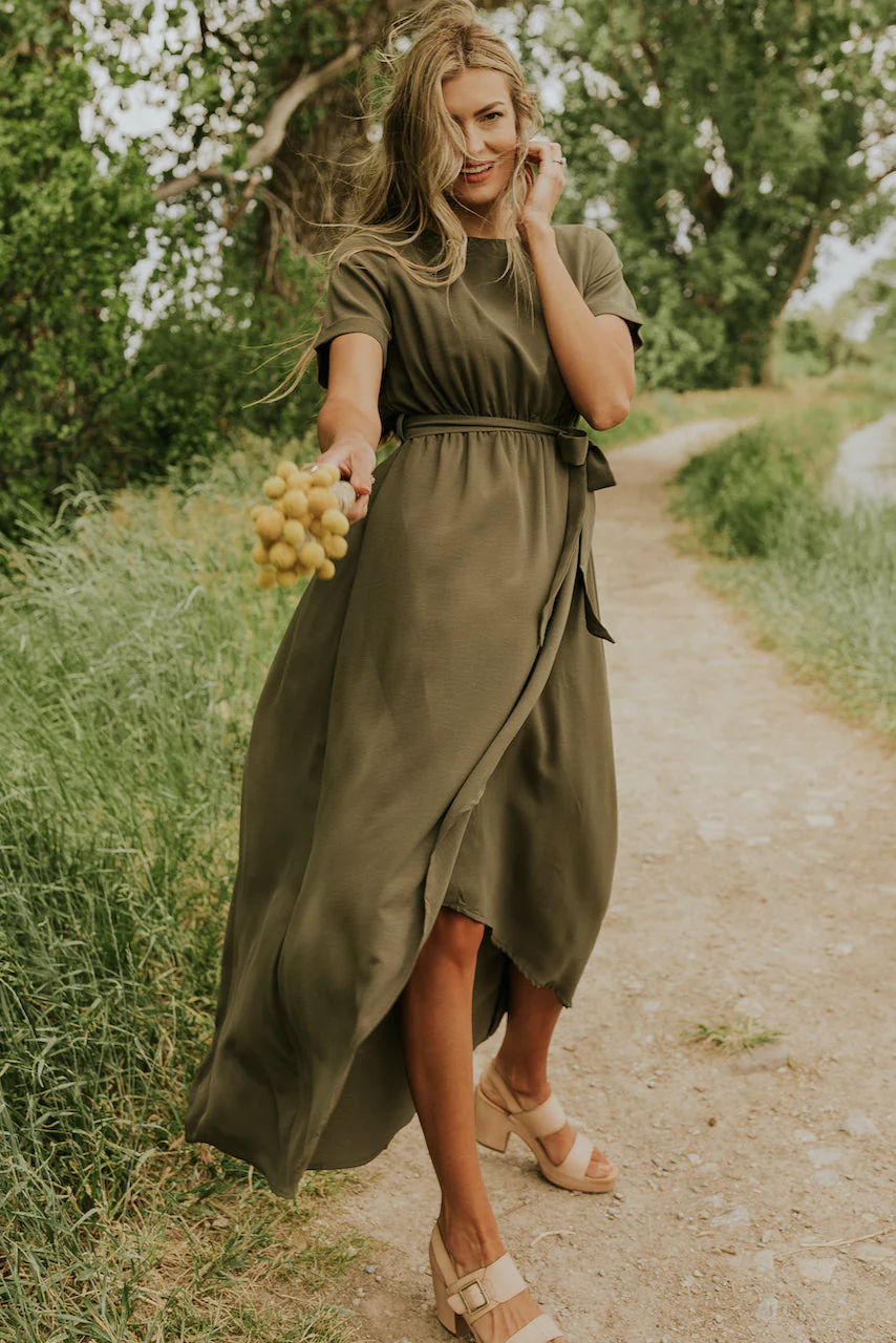 The Classic Taylor Jane Wrap Maxi - Image 14