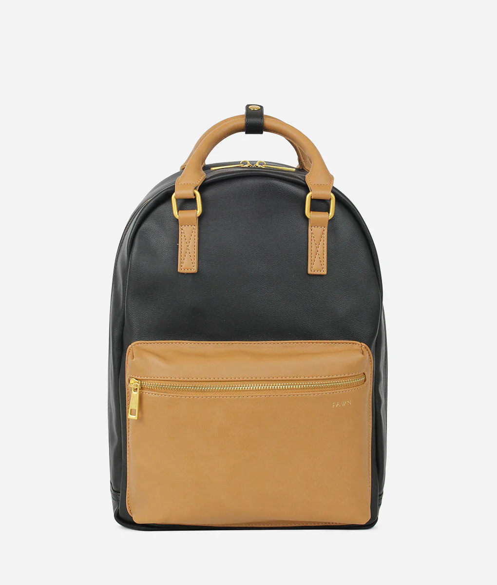 The Diaper Pack - Black / Tan