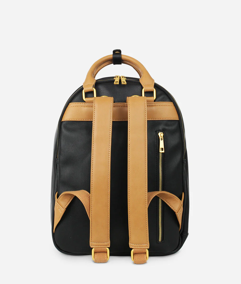 The Diaper Pack - Black / Tan - Image 3