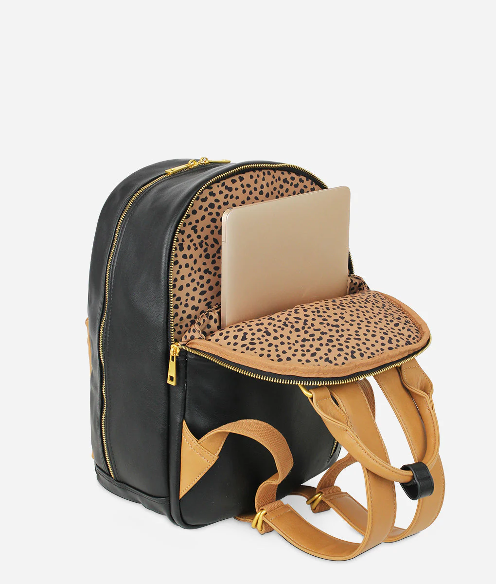 The Diaper Pack - Black / Tan - Image 4