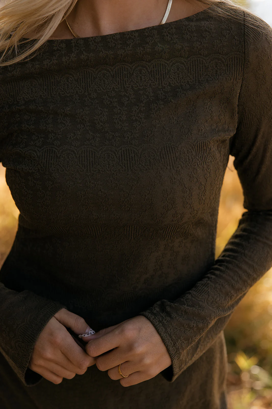 The Elm Textured Dress - Image 8