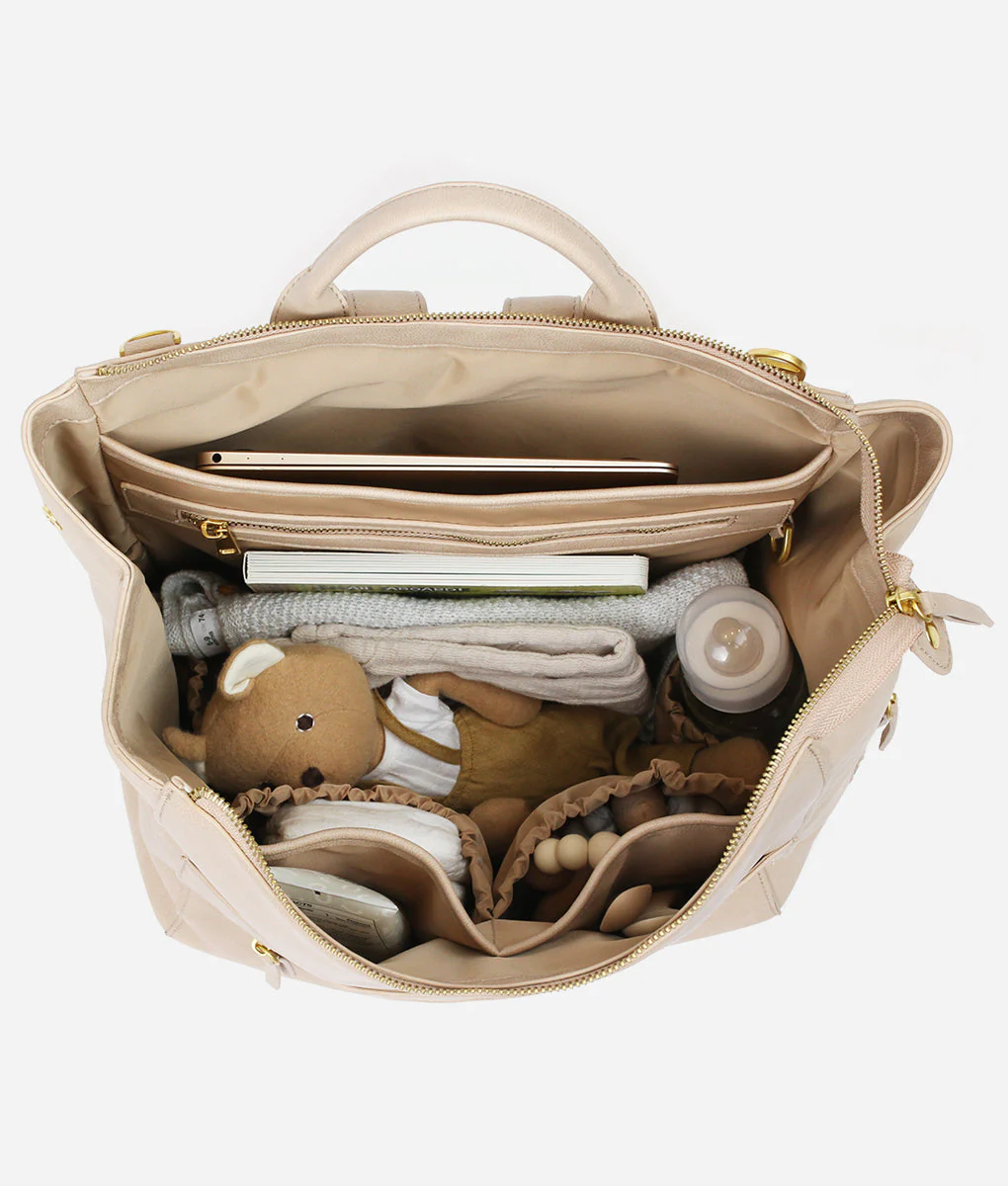 The Fawn + Nordstrom Square Diaper Bag - Beige - Image 5